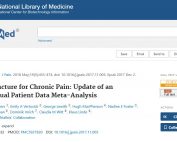 “The Journal of Pain”: Metaanálisis sobre la eficacia de la acupuntura en el tratamiento del dolor crónico