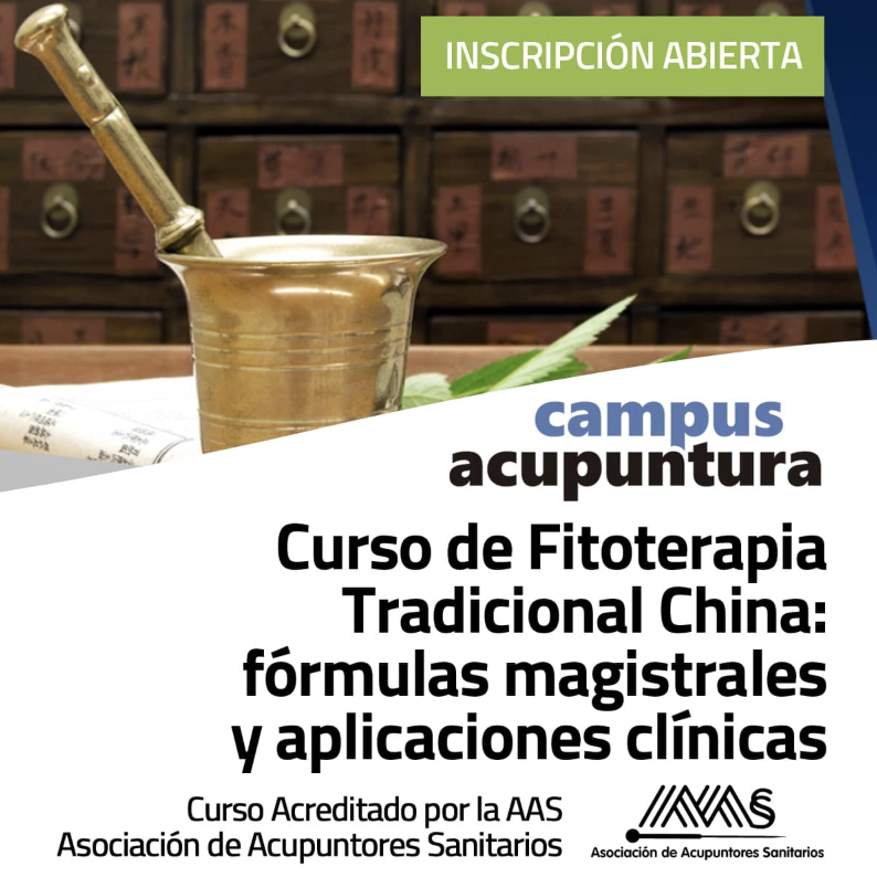 Curso de Fitoterapia Tradicional China: fórmulas magistrales y aplicaciones clínicas