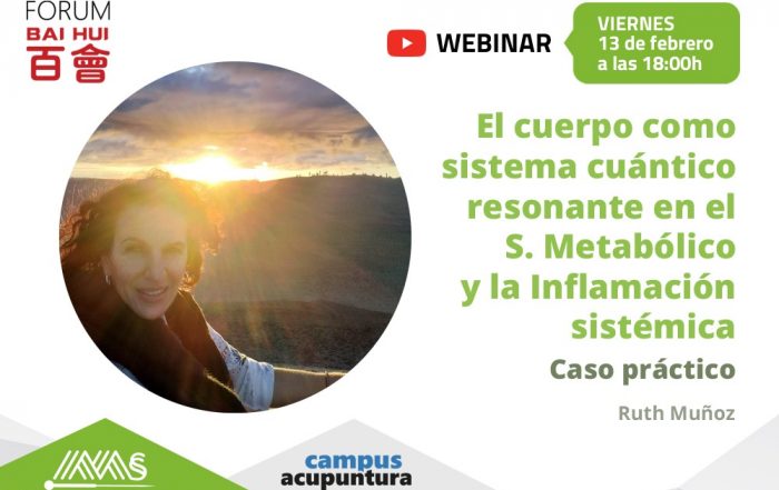 Webinar – El cuerpo como sistema cuántico resonante en el sistema metabólico y la inflamación sistémica. Caso práctico