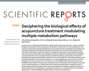 Deciphering the biological effects of acupuncture treatment modulating multiple metabolism pathways