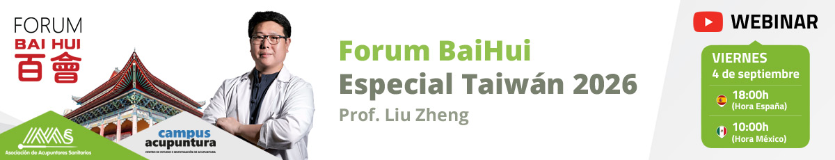 Webinar – Forum BaiHui Especial Taiwán 2026 con Prof. Liu Zheng
