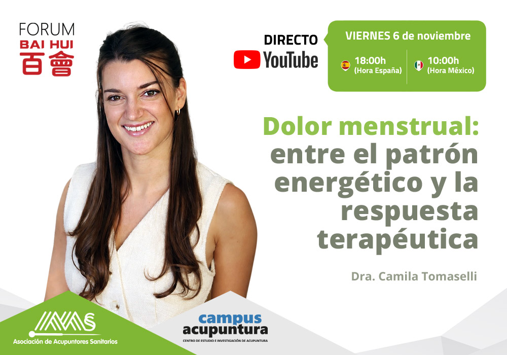 Webinar - Dolor menstrual: entre el patrón energético y la respuesta terapéutico