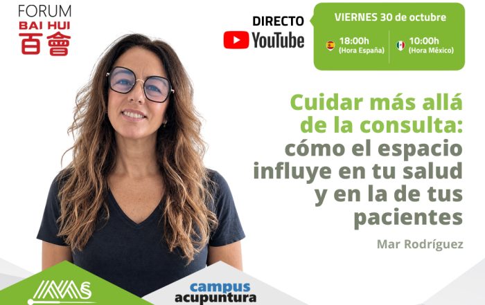 Webinar - Cuidar más allá de la consulta: cómo el Feng Shui del espacio influye en tu salud y en la de tus pacientes